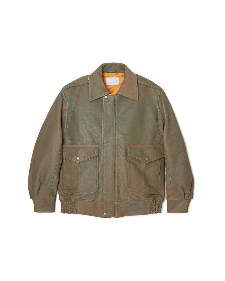 GILL LEATHER FLIGHT JACKET