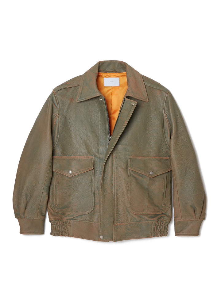 GILL LEATHER FLIGHT JACKET