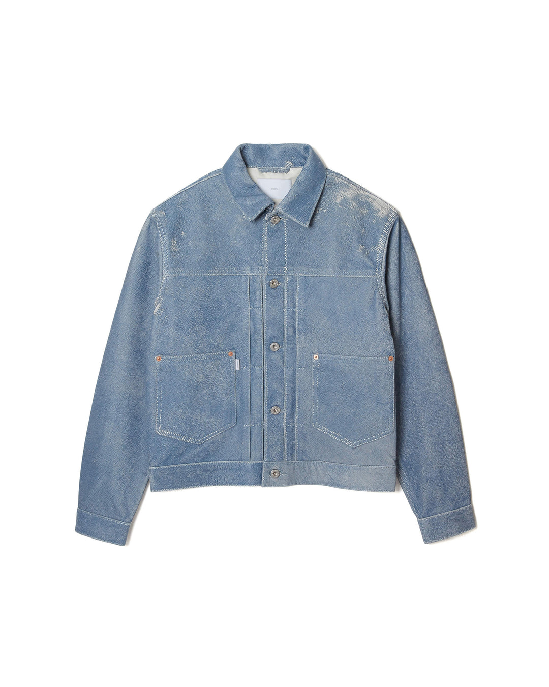 GILL LEATHER DENIM JACKET