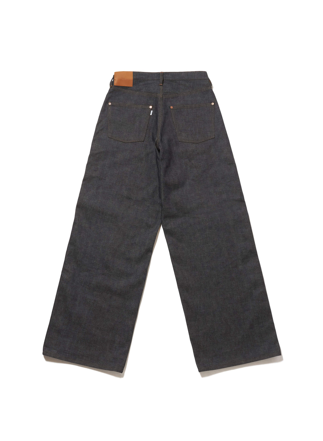 MODERN WESTERN DENIM TROUSERS WIDE CUT