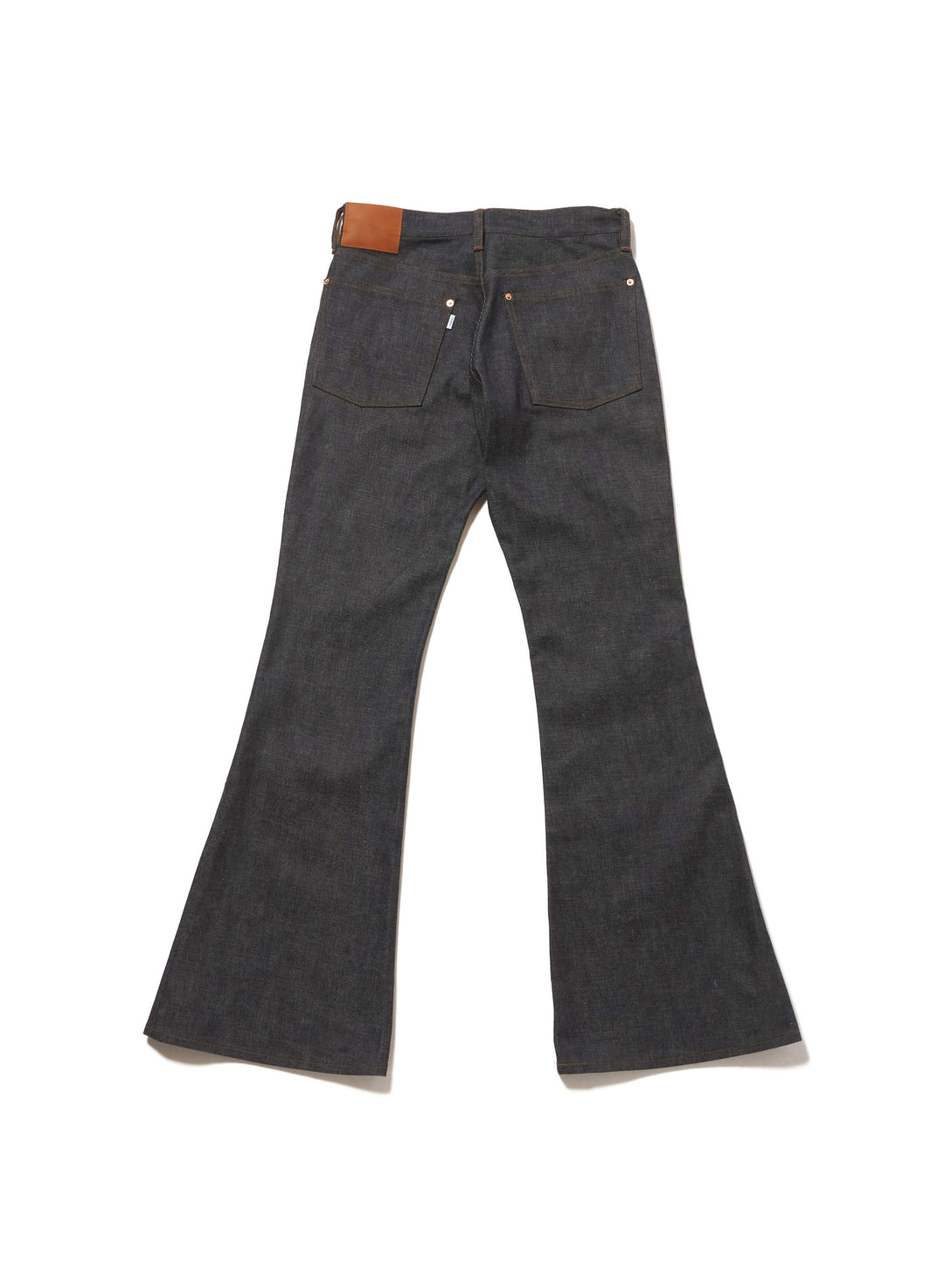 MODERN WESTERN DENIM TROUSERS FLARED CUT