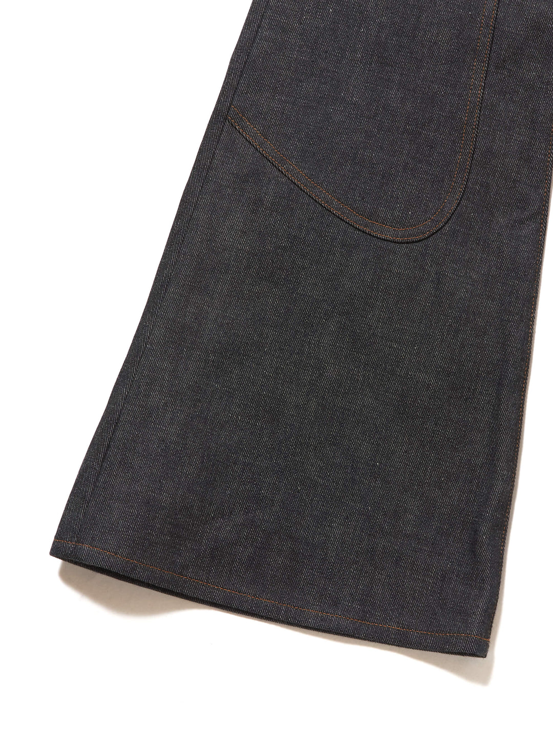 MODERN WESTERN DENIM TROUSERS FLARED CUT