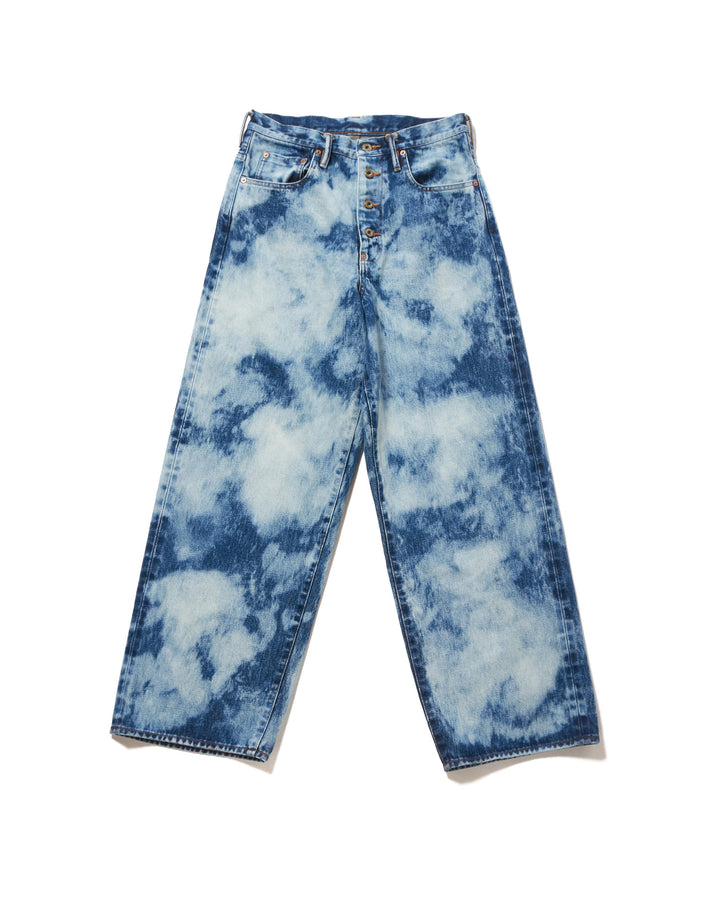 RANDOM BLEACH CLASSIC DENIM PANTS