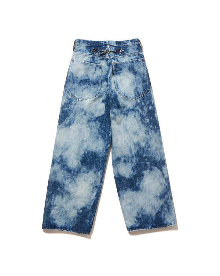 RANDOM BLEACH CLASSIC DENIM PANTS