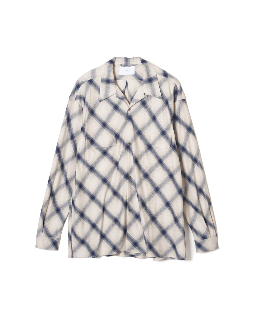 RAYON OMBRE OPEN COLLAR BIG BLOUSE – SUGARHILL TOKYO