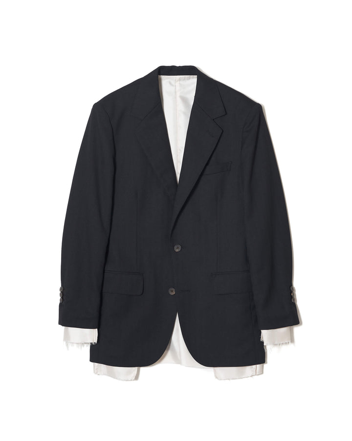 RAW-EDGE LINER TAILORED JACKET