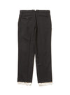 RAW-EDGE LINER TAILORED SLIM TROUSERS