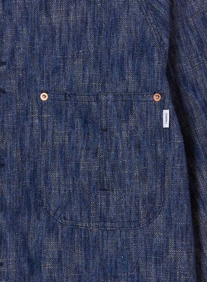 SLUB DENIM COVERALL 