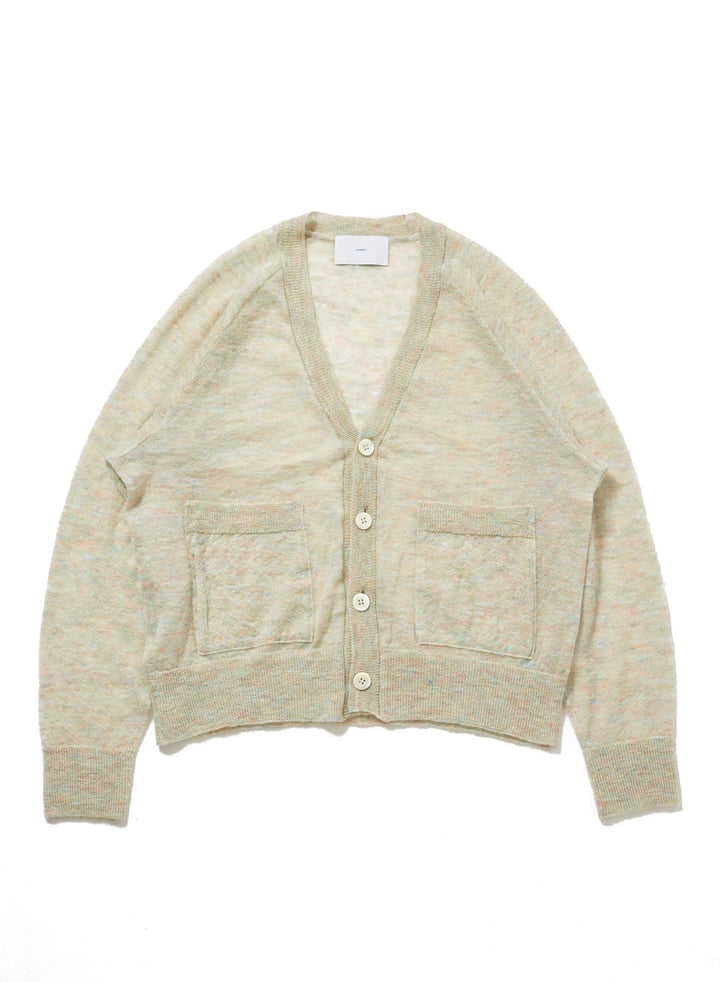 MOHAIR KNIT CARDIGAN