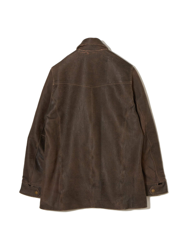 GILL LEATHER CAR COAT