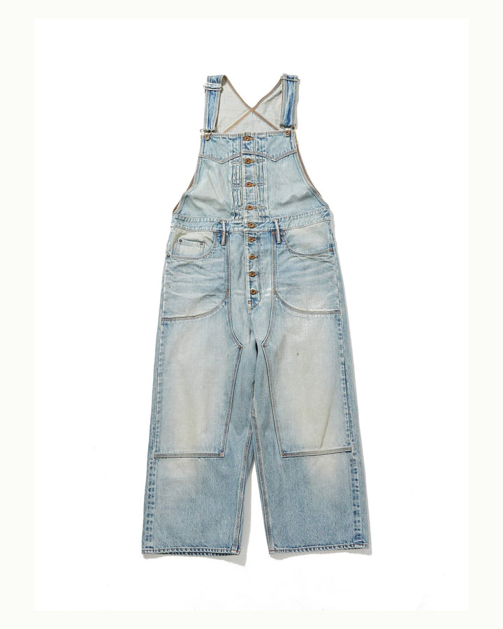 FADED CLASSIC DENIM OVERALLS