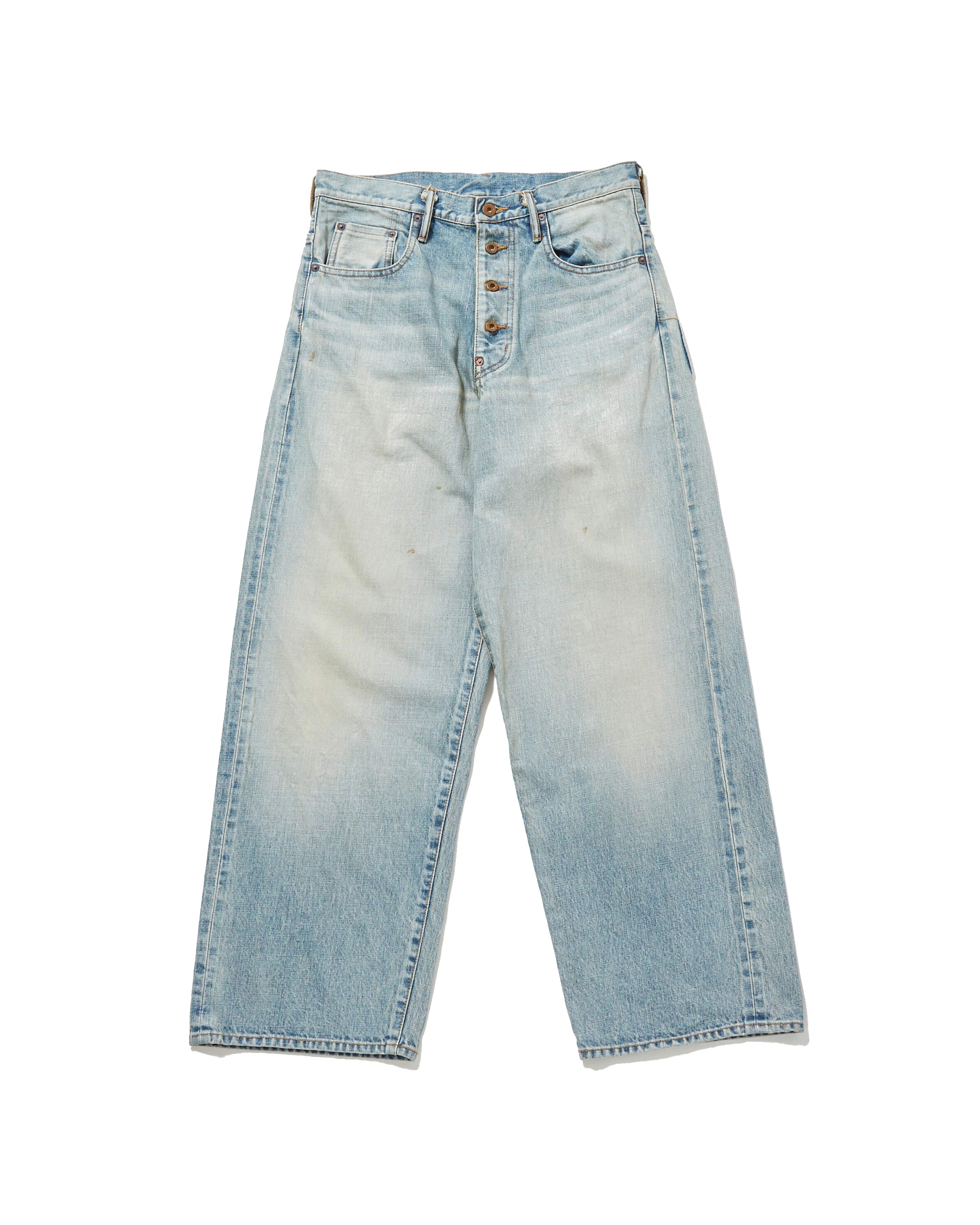 FADED CLASSIC DENIM PANTS