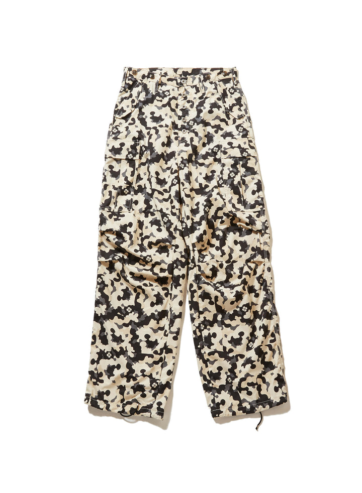 FLOWER CAMO CARGO TROUSERS 