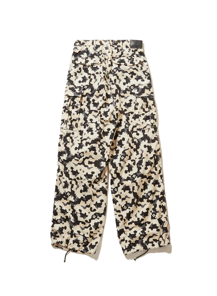 FLOWER CAMO CARGO TROUSERS 