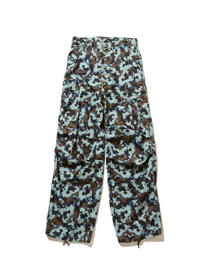 FLOWER CAMO CARGO TROUSERS 