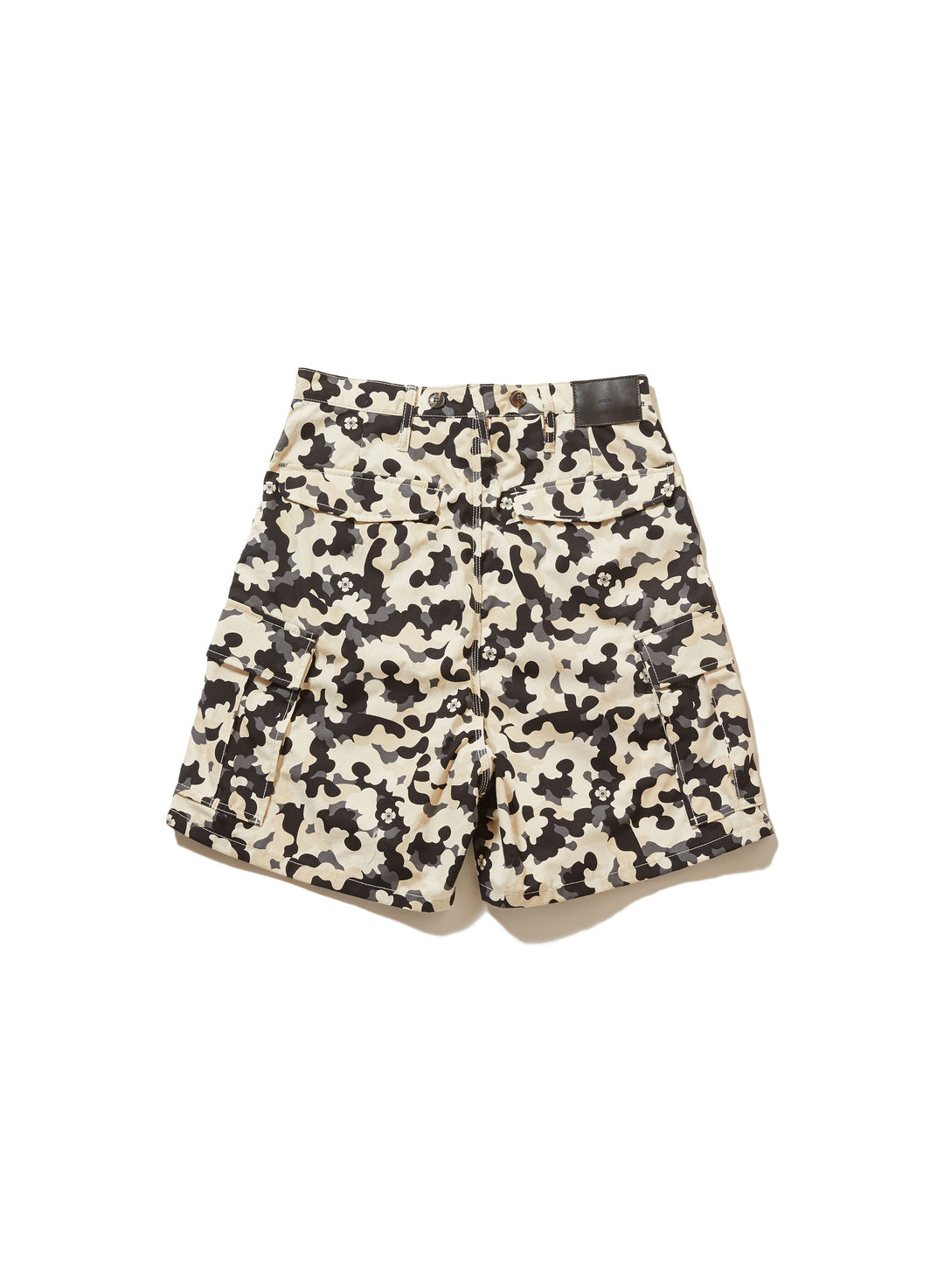 FLOWER CAMO CARGO SHORT TROUSERS