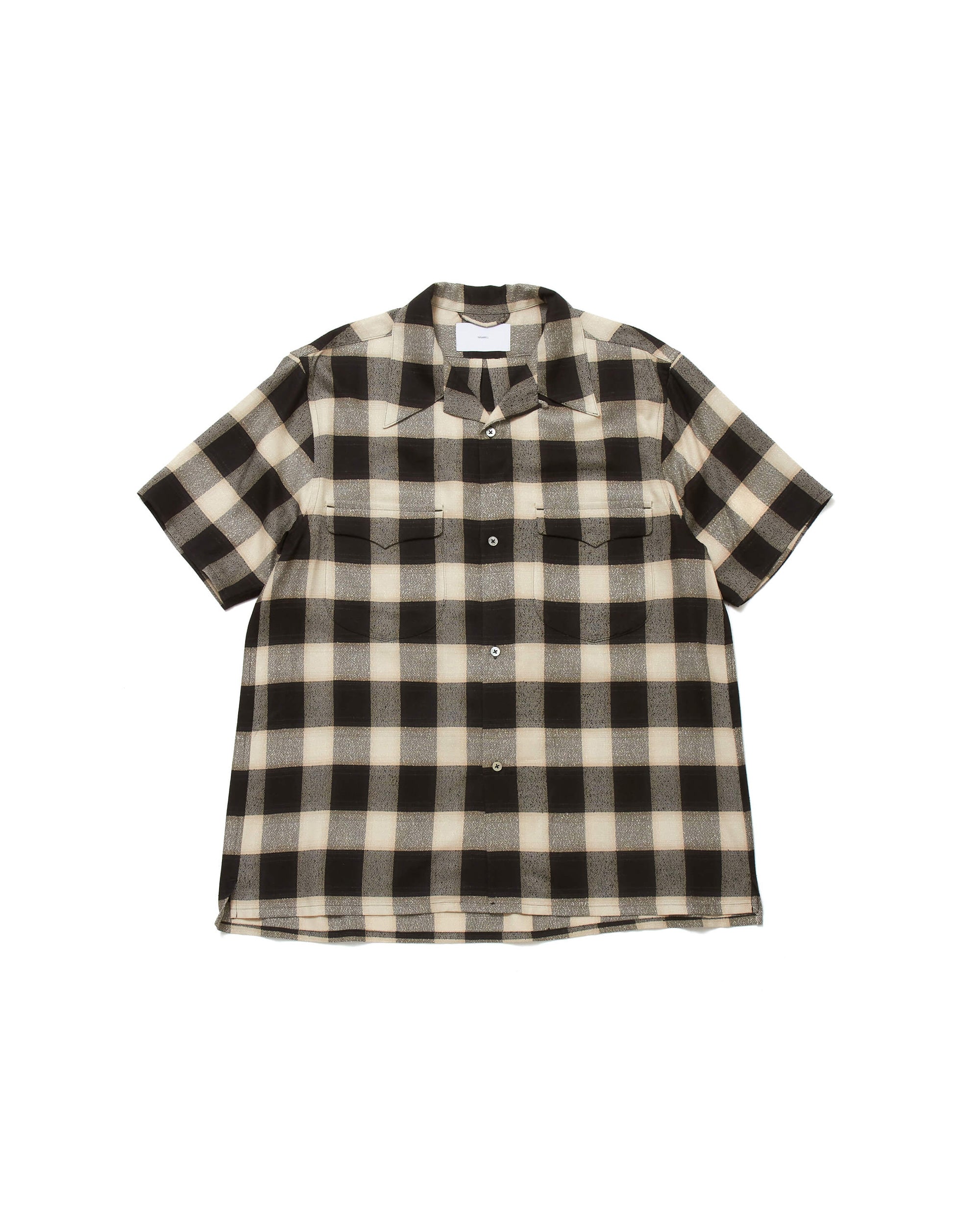 OMBRE PLAID LOOSE HALF SLEEVE BLOUSE – SUGARHILL TOKYO