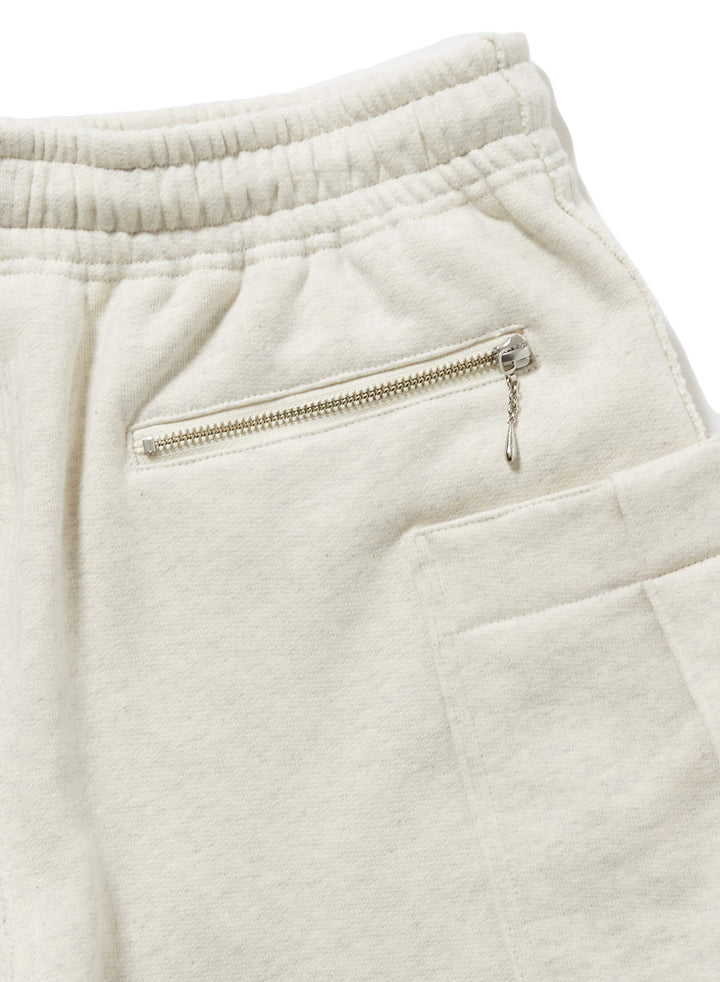 ZIP-UP HALF SWEAT TROUSERS