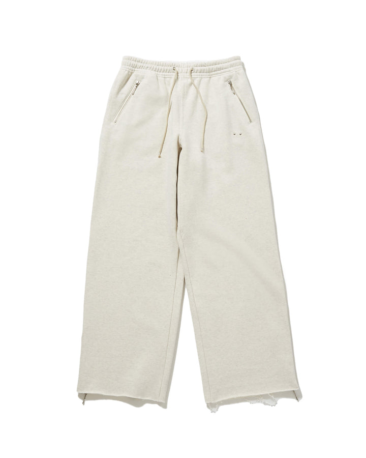 ZIP-UP SWEAT TROUSERS