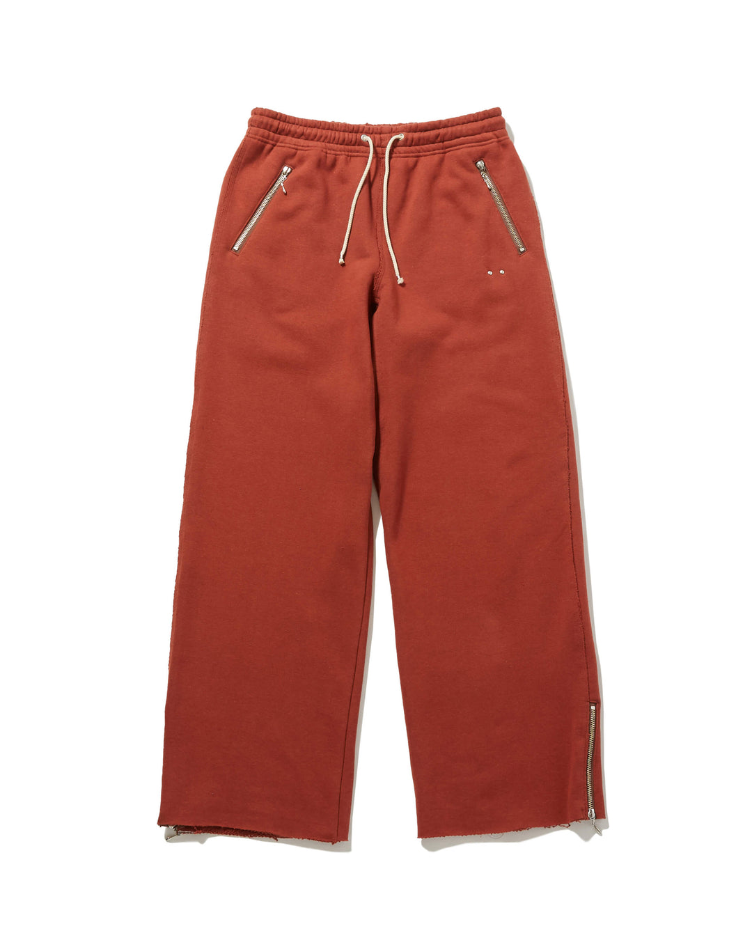 ZIP-UP SWEAT TROUSERS