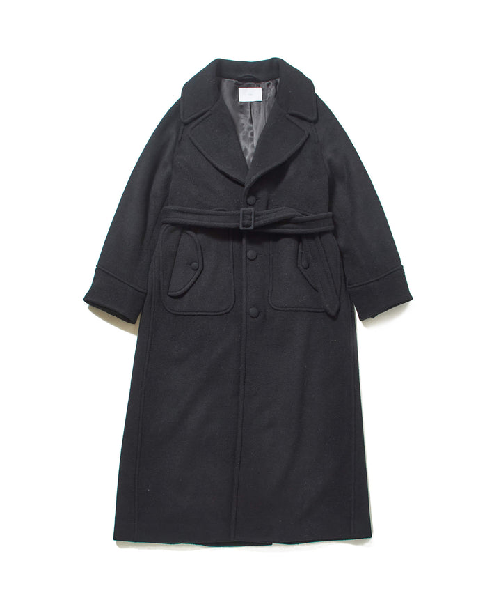 PIPING MELTON COAT