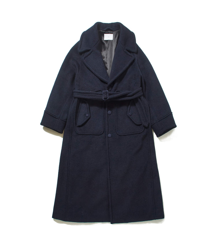 PIPING MELTON COAT