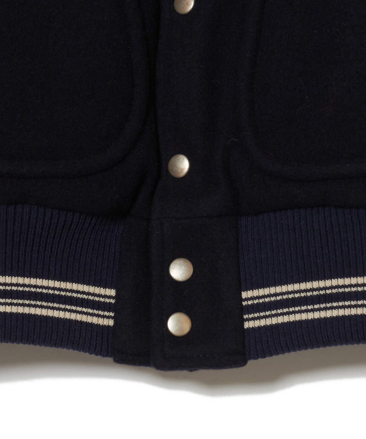 WOOL MELTON STADIUM JACKET