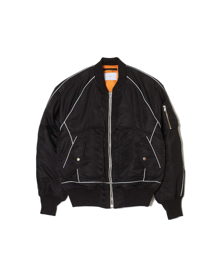 PIPING BOMBER JACKET