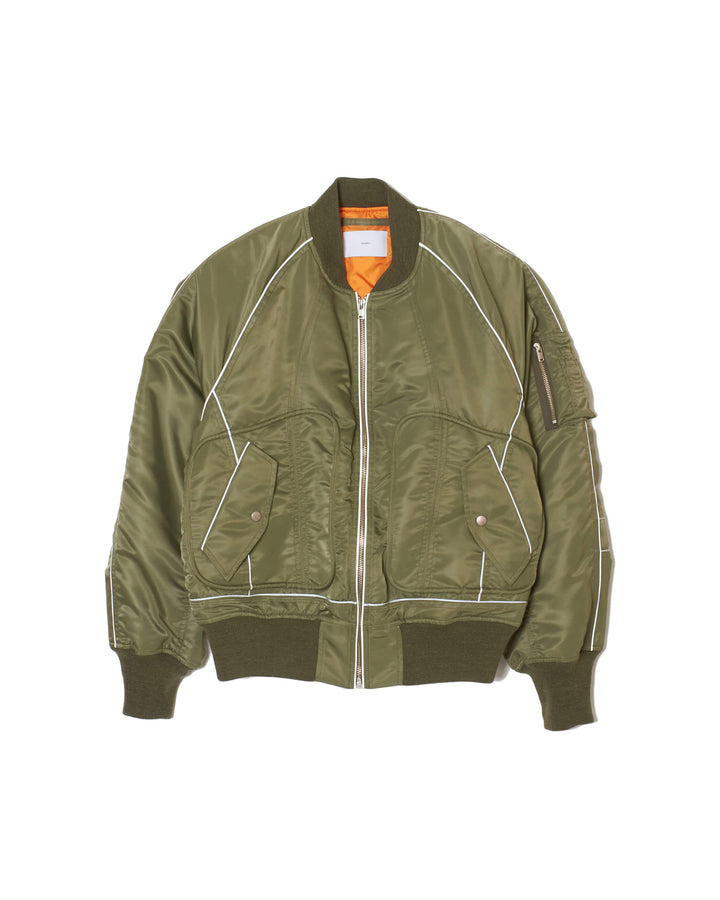 PIPING BOMBER JACKET