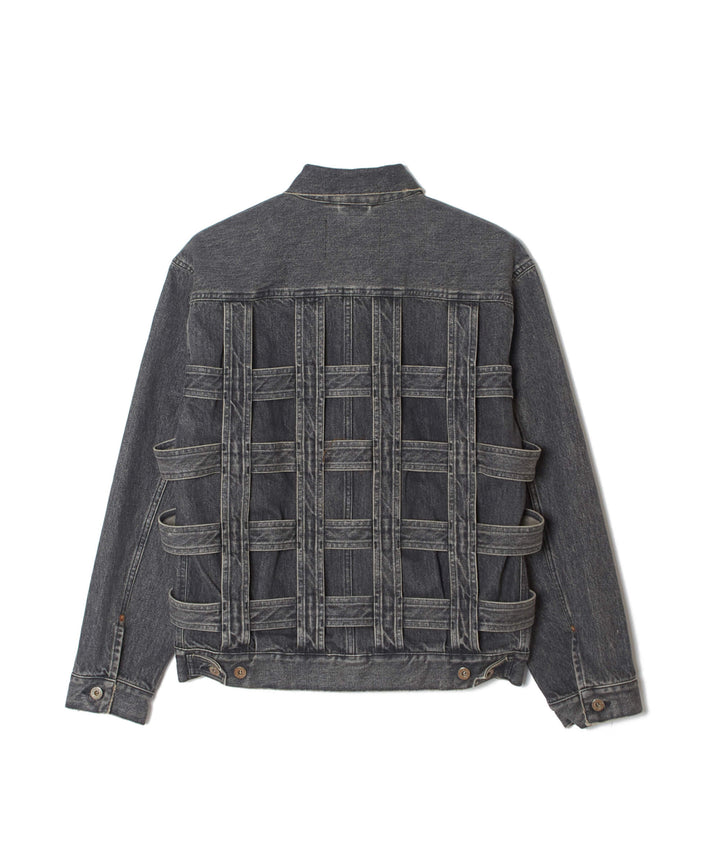 CAGED DENIM JACKET