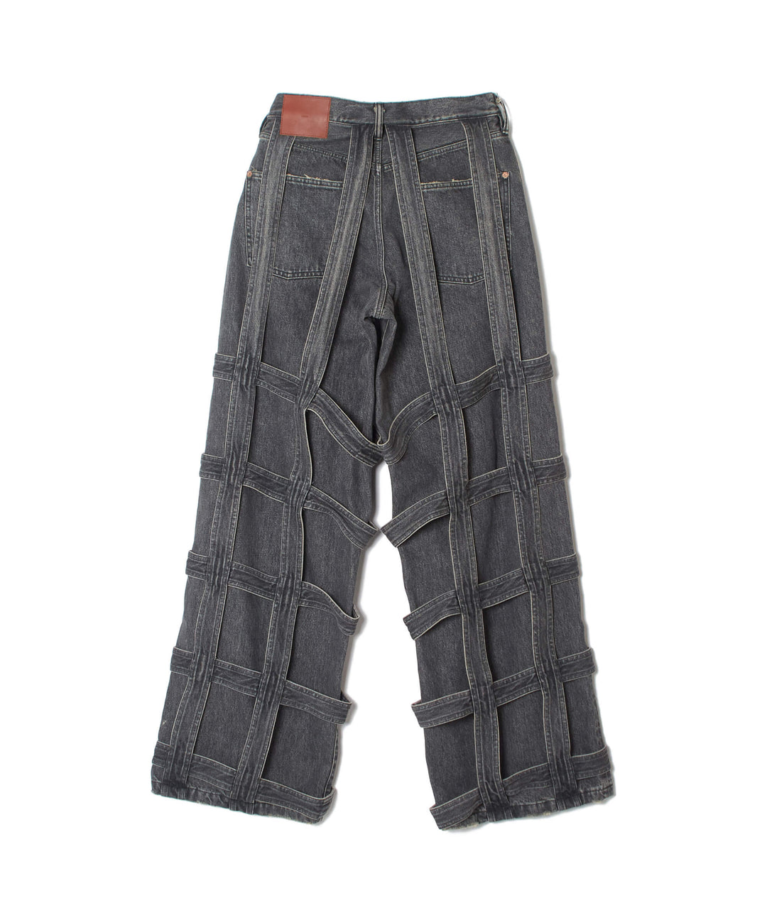 CAGED DENIM PANTS