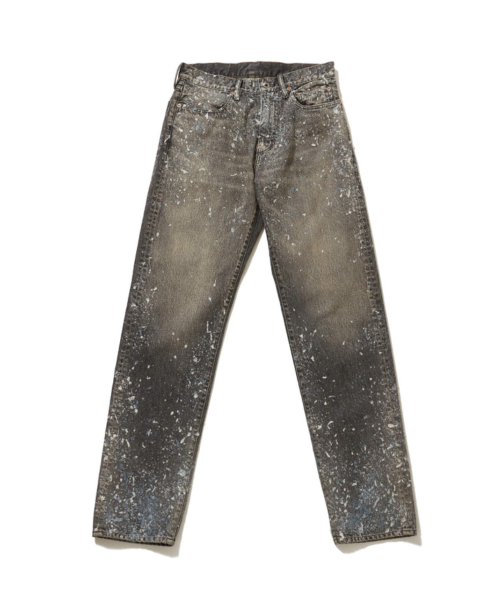 MOLDED DENIM TROUSERS REGULAR CUT