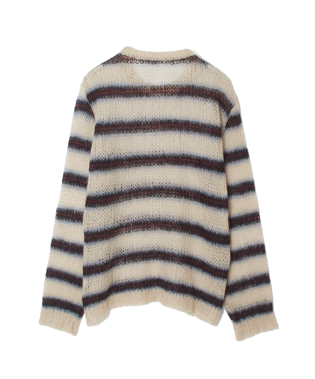 MOHAIR STRIPE PULLOVER