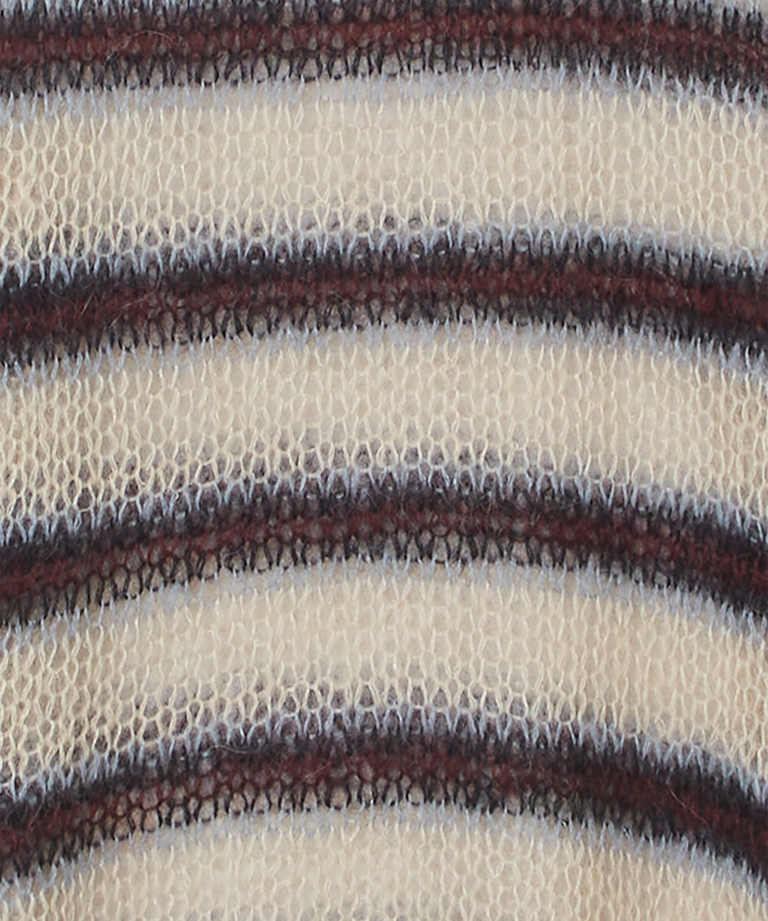 MOHAIR STRIPE PULLOVER