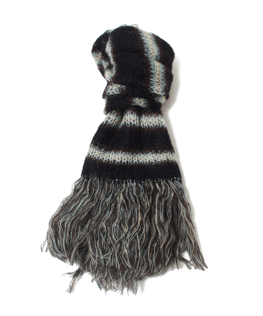 MOHAIR STRIPE MUFFLER