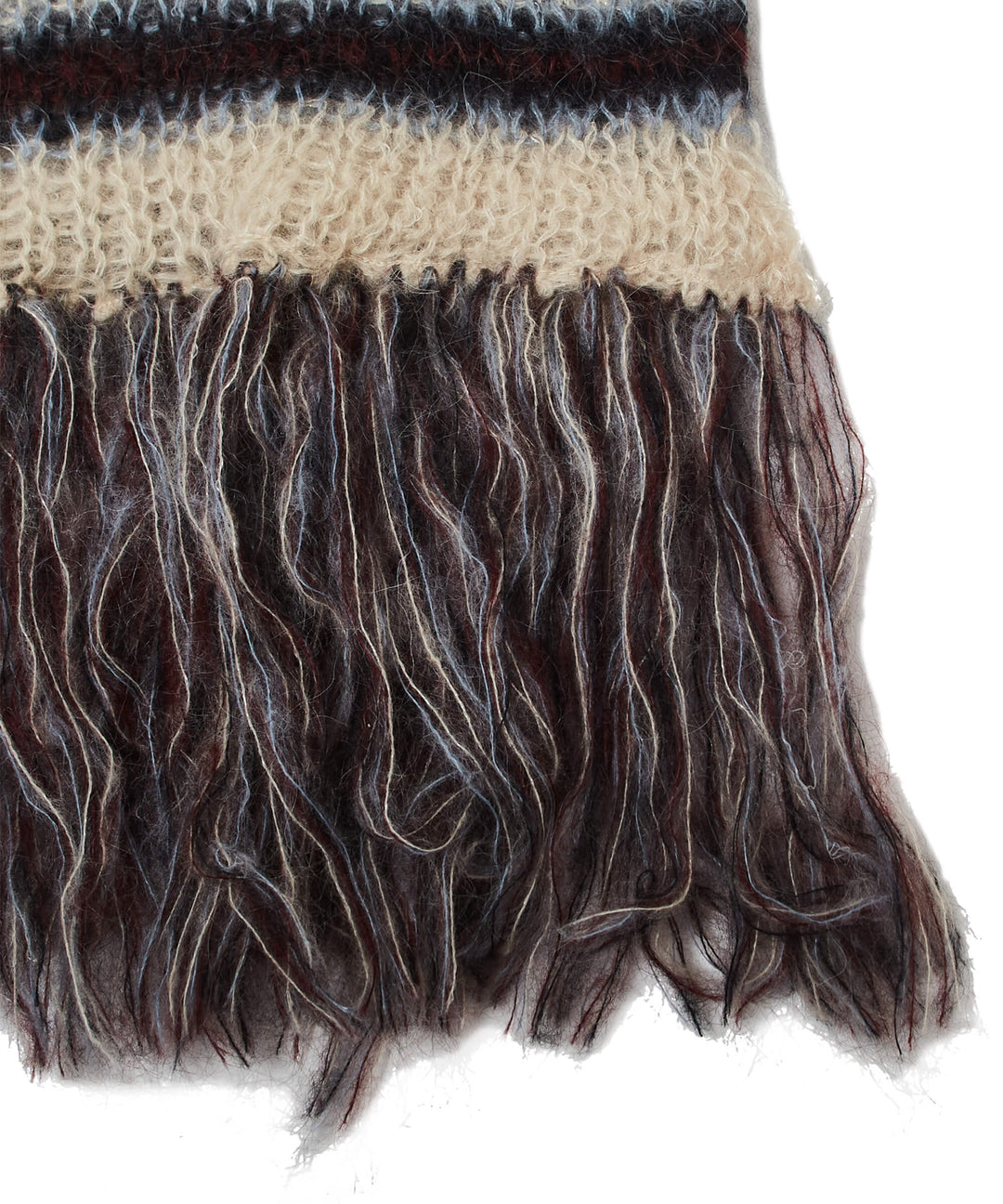 MOHAIR STRIPE MUFFLER