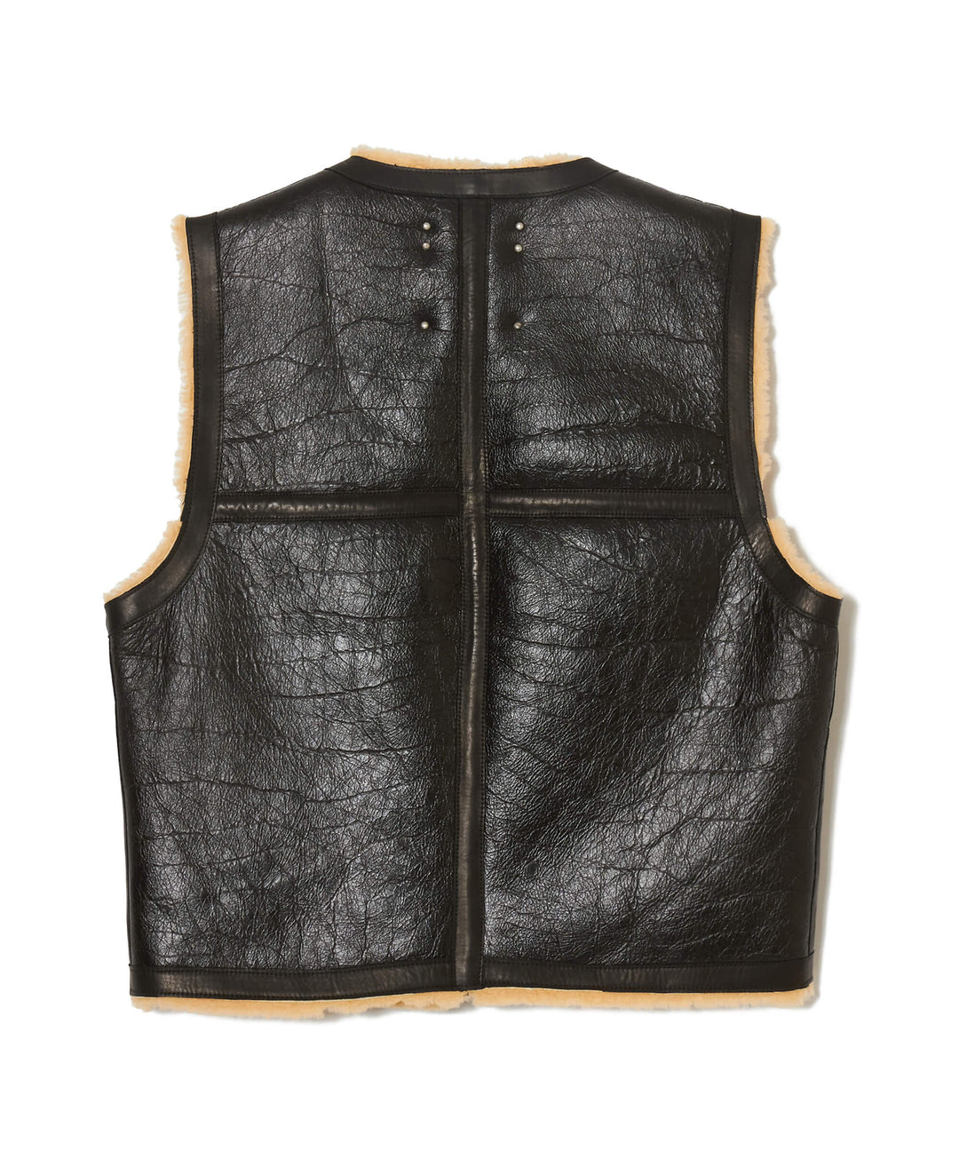 SHEARLING LEATHER VEST