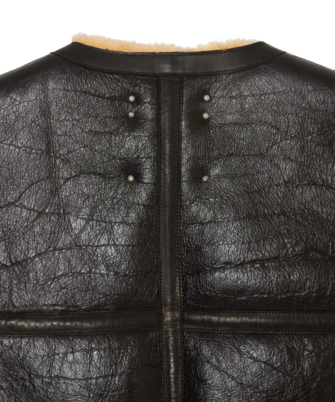 SHEARLING LEATHER VEST