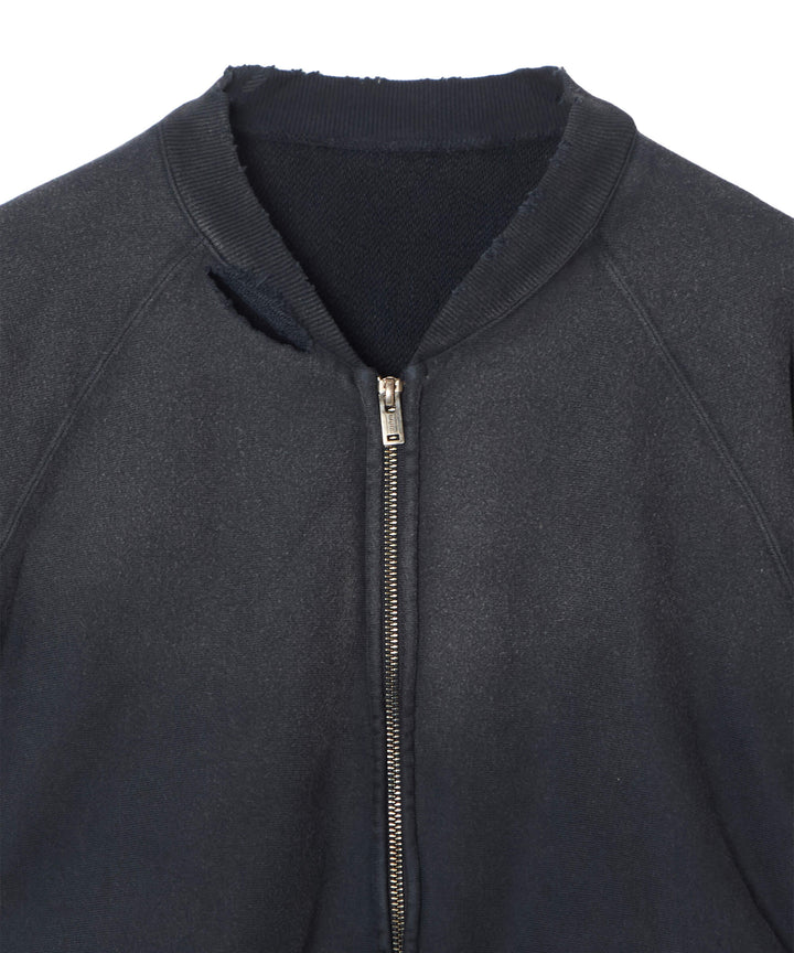 AGED ZIP-UP SWEAT SHIRT