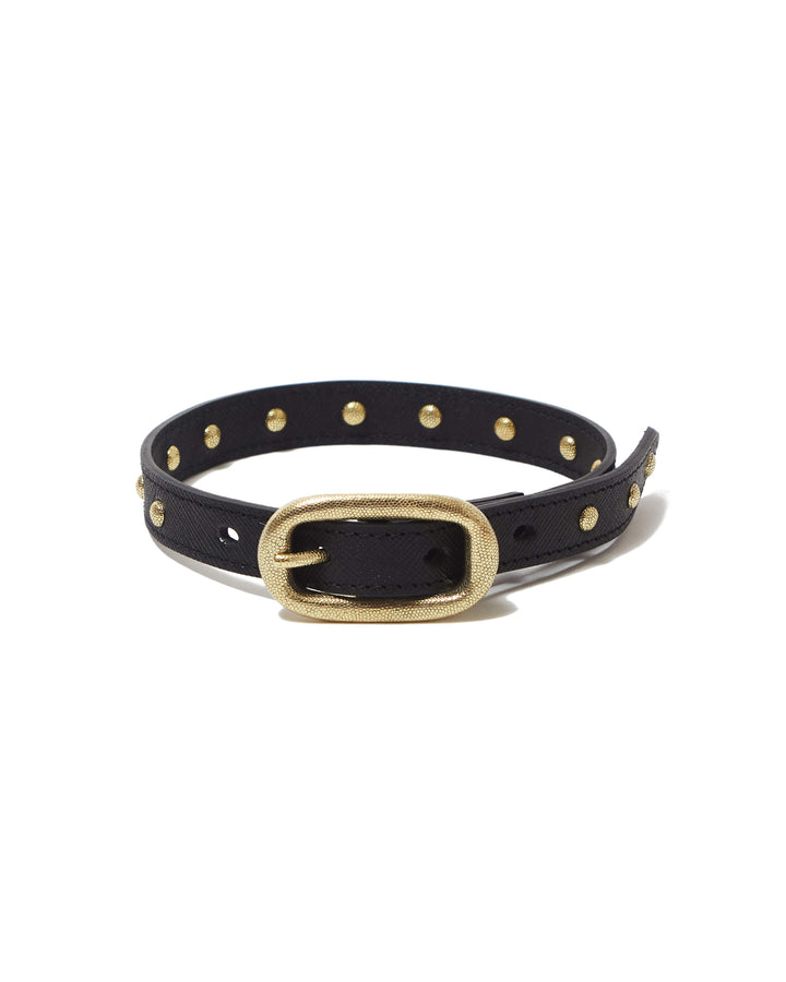 OVAL BUCKLE STUDED BANGLE