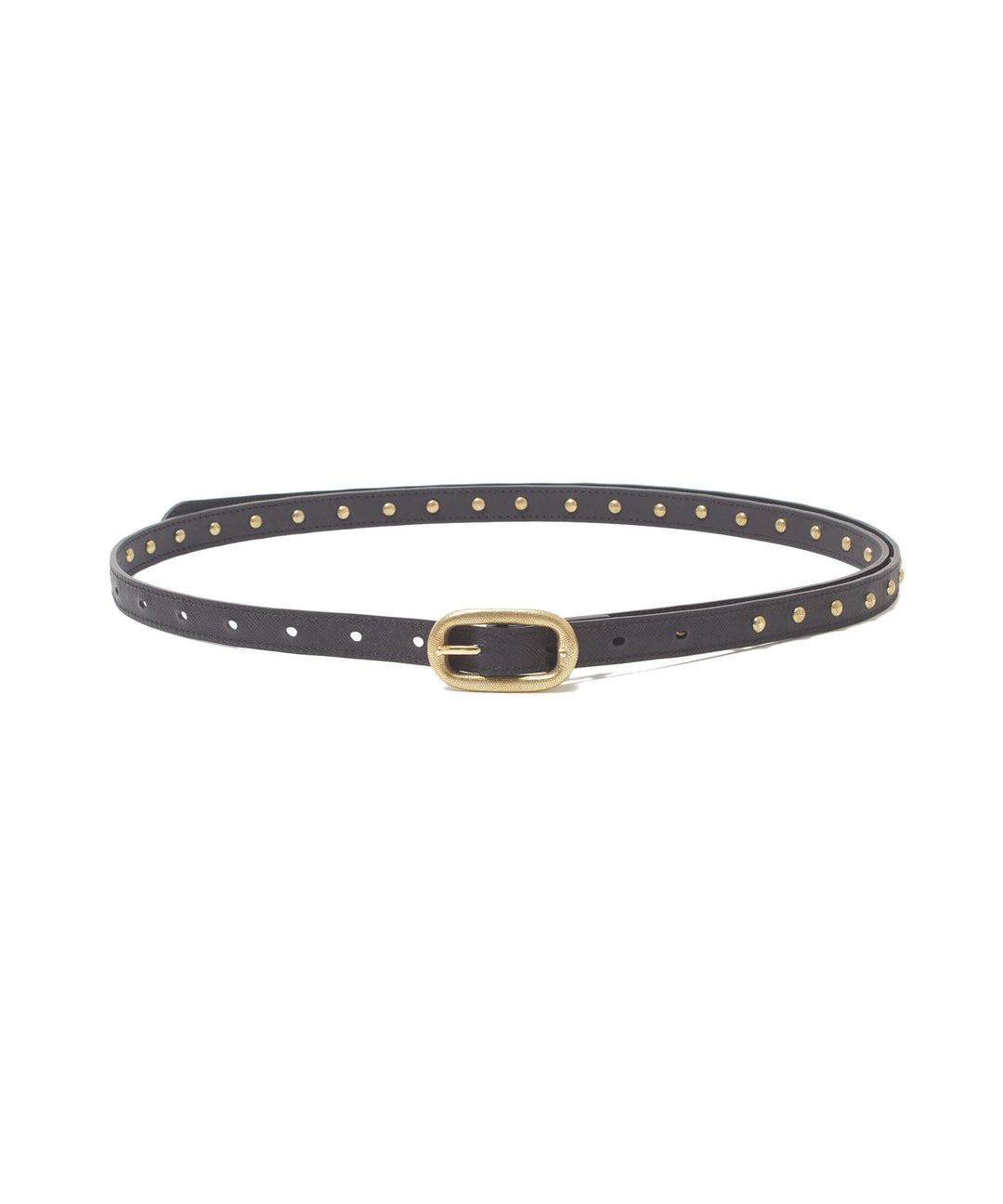 OVAL BUCKLE STUDED BELT