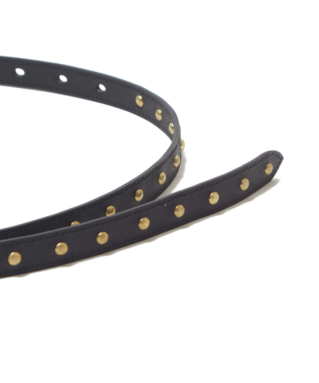 OVAL BUCKLE STUDED BELT