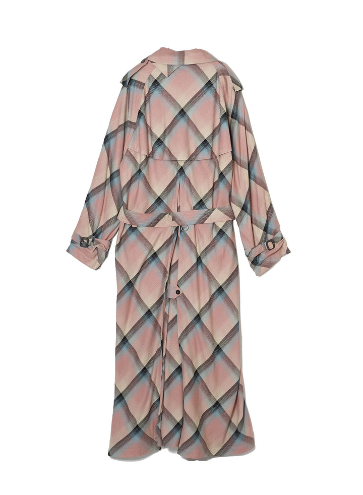 RAYON OMBRE TRENCH COAT