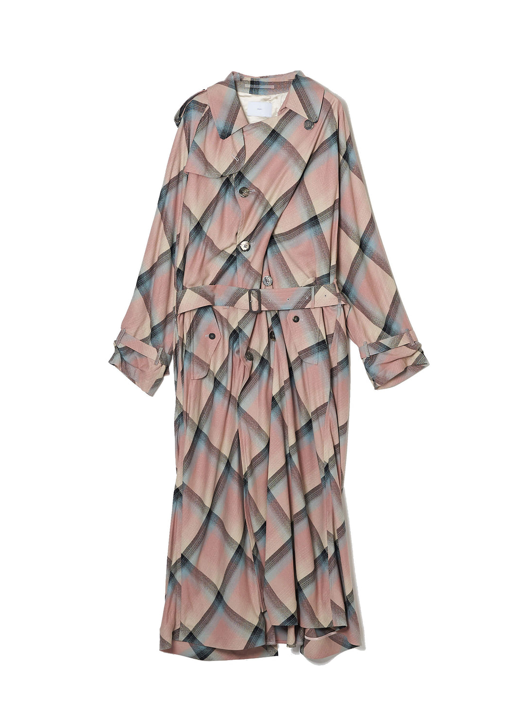 RAYON OMBRE TRENCH COAT