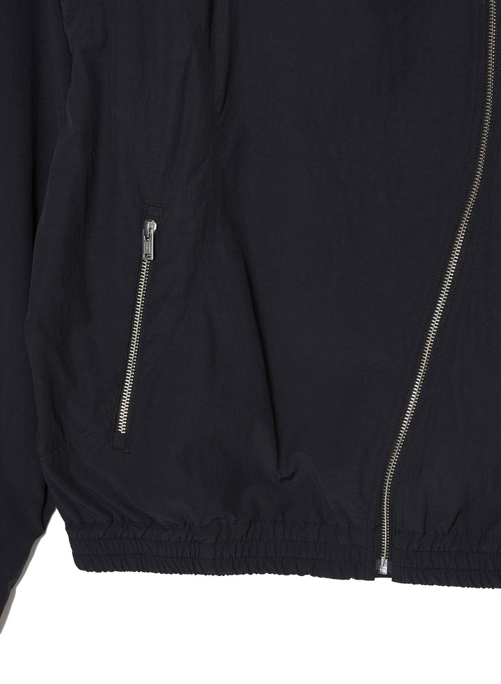 NYLON ZIP HOODED JACKET