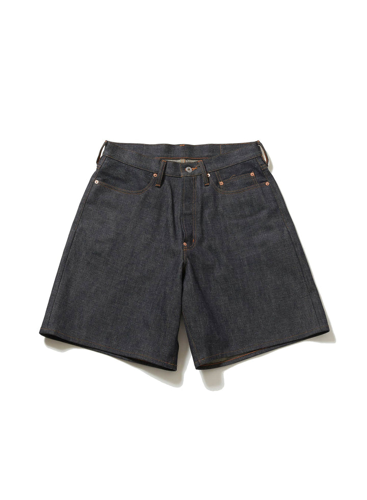 MODERN DENIM WIDE SHORT TROUSERS