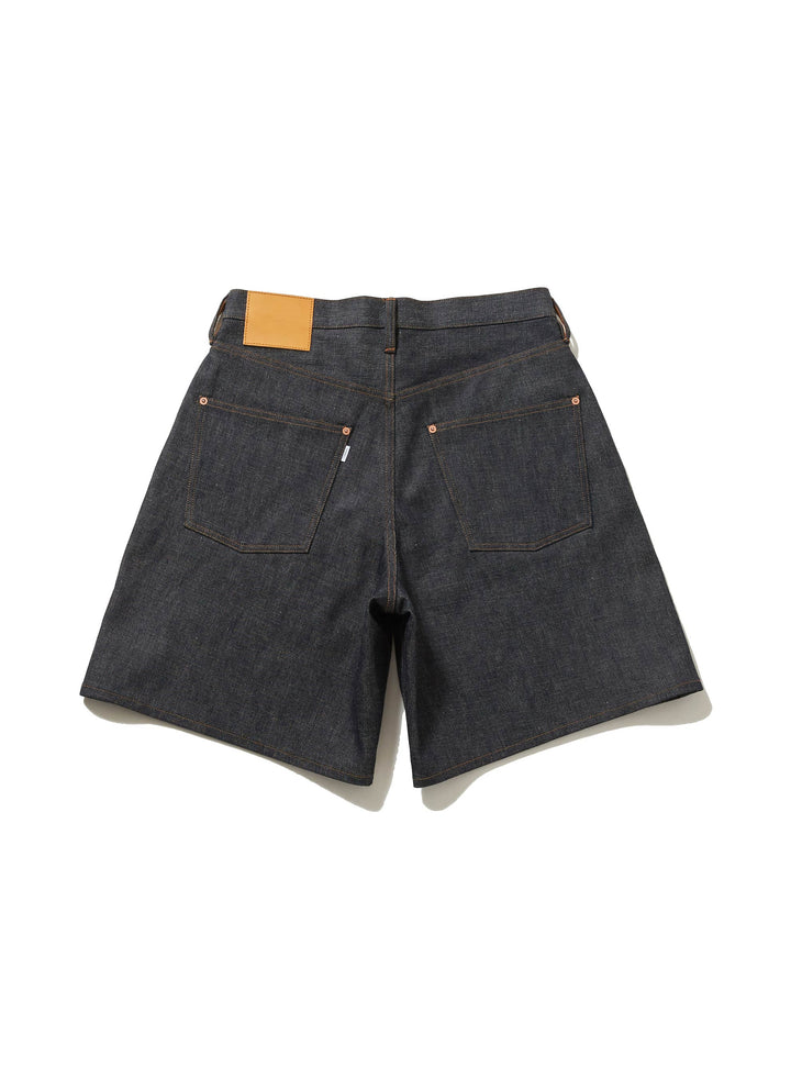 MODERN DENIM WIDE SHORT TROUSERS