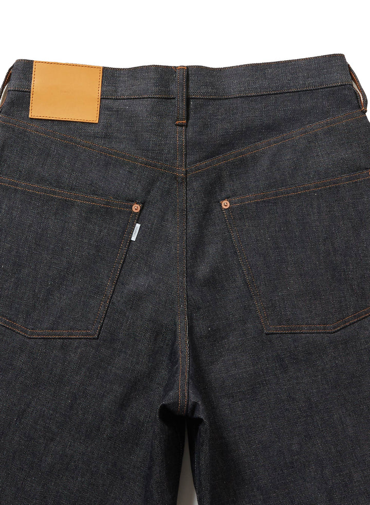 MODERN DENIM WIDE SHORT TROUSERS