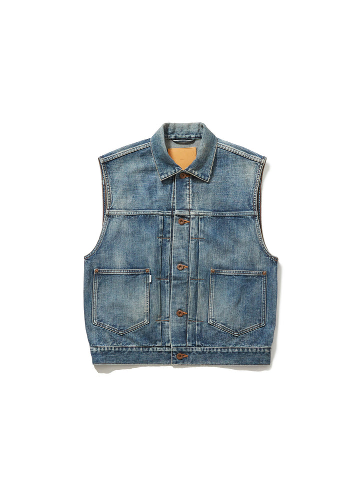 FADED MODERN DENIM VEST