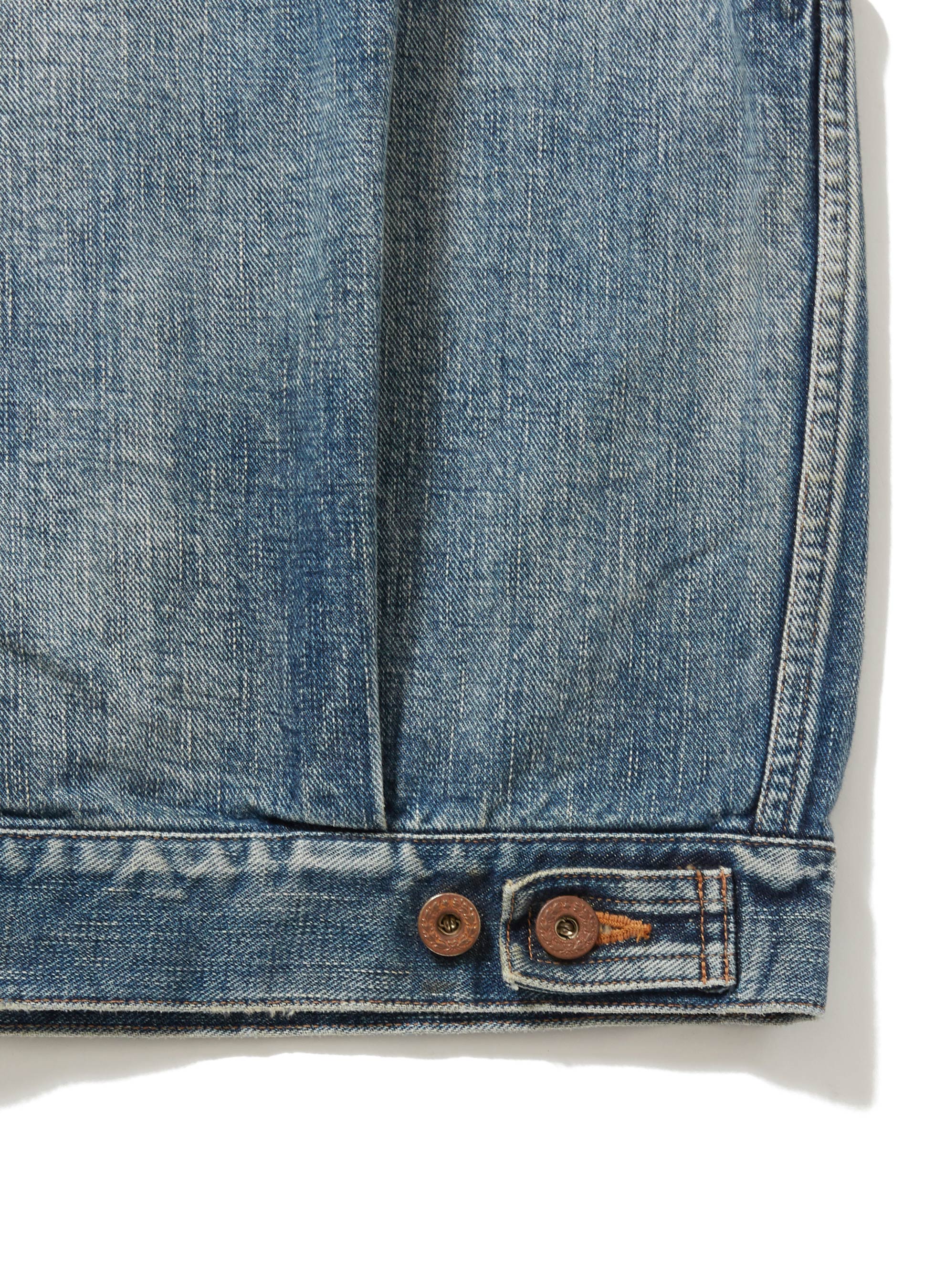 FADED MODERN DENIM VEST – SUGARHILL TOKYO